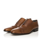Oxford Lace-Up Cap Toe Classic Shoe // Cognac (Euro: 42)