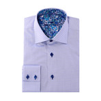 Button-Up // Small Triangle Dobby // Blue (XS)