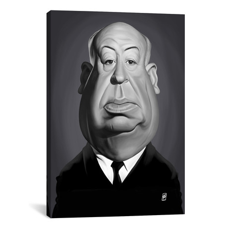 Alfred Hitchcock (26"W x 18"H x 0.75"D)