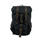 No. 772 Canvas Backpack (Black)