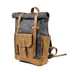 No. 773 Canvas Backpack (Dark Grey)