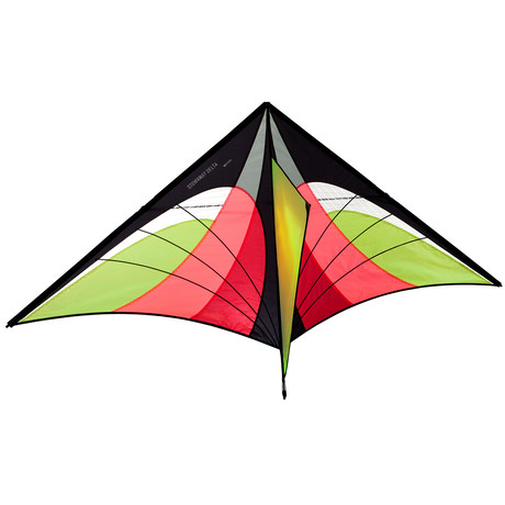Stowaway Delta Line Kite + 2 Wingtip Tails // Fire