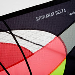 Stowaway Delta Line Kite + 2 Wingtip Tails // Fire
