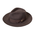 The Bookie Fedora // Brown (S)