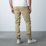Rich V4 Jogger With Ankle Zip // Khaki (S)