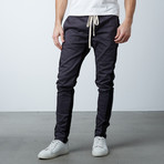 Striped Track Pant // Charcoal + Black (S)