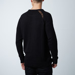 Drop Needle Sweater // Black (S)