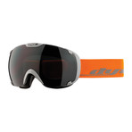 T1 Snow Goggle // Solid Gray/Orange // Jet Black Lens