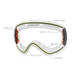 T1 Snow Goggle // Solid Gray/Blue // Bronze Fire Lens