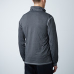 Parry Fitness Tech Pullover // Marbled Blue + Charcoal // Pack of 2 (L)