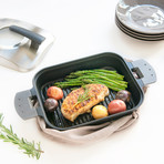 Steam Grill // Stainless Steel Cover