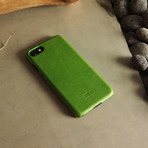 Original Leather Case // Lime (iPhone X)