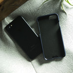 Original Leather Case // Navy (iPhone X)