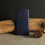 Original Leather Case // Navy (iPhone X)