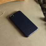 Original Leather Case // Navy (iPhone X)