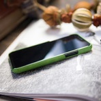 Original Leather Case // Lime (iPhone X)