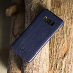 Original Leather Case // Navy // Samsung (Samsung Galaxy S8)