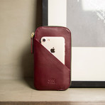 Travel Phone Wallet // iPhone 8+ (Carbon)