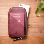 Travel Phone Wallet // iPhone 8+ (Carbon)