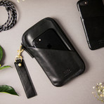 Travel Phone Wallet // iPhone 8+ (Carbon)