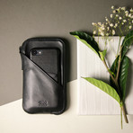 Travel Phone Wallet // iPhone 8+ (Carbon)