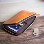 Travel Phone Wallet // iPhone 8+ (Carbon)