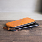 Travel Phone Wallet // iPhone 8+ (Carbon)