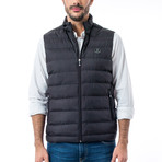 Gilet Puffer Vest // Black (3XL)