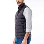 Gilet Puffer Vest // Black (3XL)