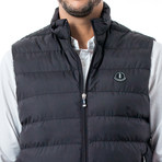 Gilet Puffer Vest // Black (3XL)