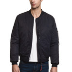 Bomber Jacket // Navy (M)