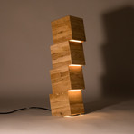 Nemmnom // Handmade Wooden Floor Lamp