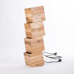 Nemmnom // Handmade Wooden Floor Lamp