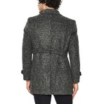 Julian Coat // Patterned Gray (XL)