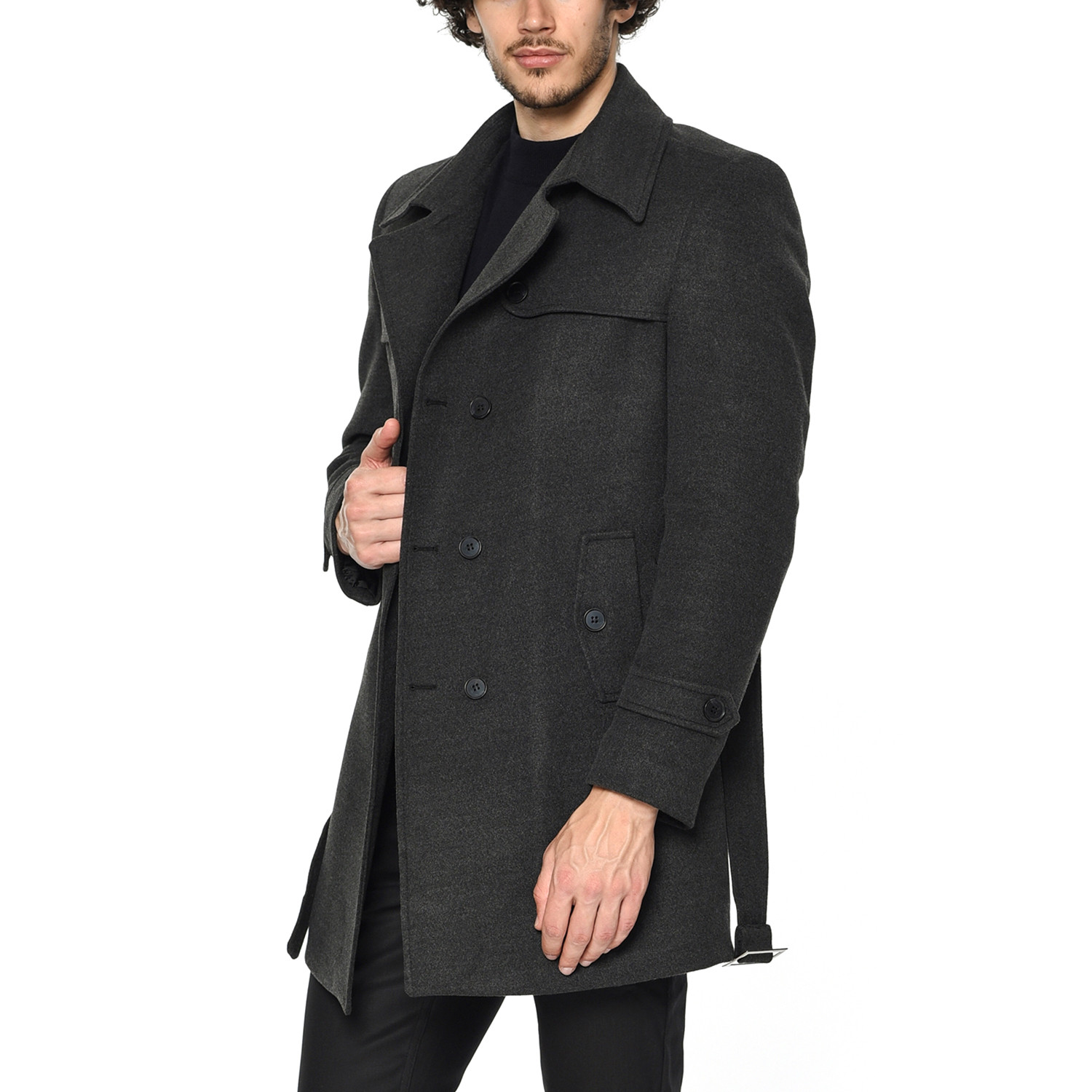Charles Coat // Anthracite (M) - Dewberry - Touch of Modern