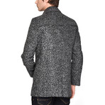 Parker Coat // Patterned Gray (M)