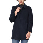 Asher Coat // Dark Blue (L)