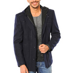 Oliver Coat // Dark Blue // XL