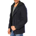 Oliver Coat // Dark Blue // XL