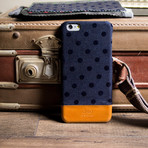 Denim // iPhone 6+ (Polka Navy)
