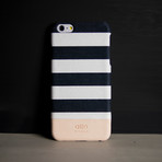 Denim // iPhone 6+ (Polka Navy)