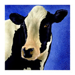 Blue Moo Moo (54"W x 54" H x 1.25"D)