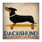 Dachshund Longboards (54"W x 54"H x 1.25"D)