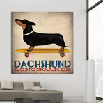 Dachshund Longboards (54"W x 54"H x 1.25"D)