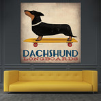 Dachshund Longboards (54"W x 54"H x 1.25"D)