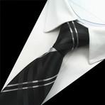 Bauer Tie // Black + White