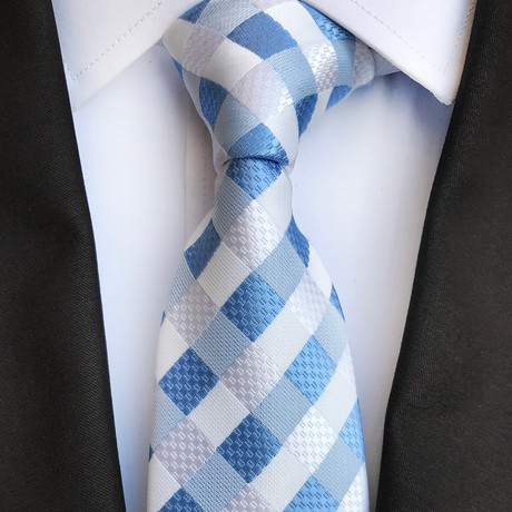 Jacobs Tie // Blue + White