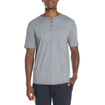 Raw Edge Short Sleeve Short Sleeve Pocket Tee // Heather Grey (M)