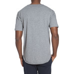 Short Sleeve V Neck Tee // Heather Grey (S)