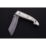 Damascus Folding Knife  // 2609